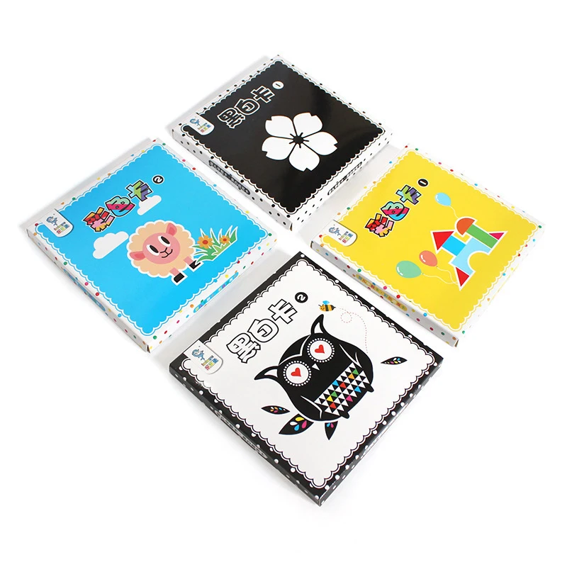 

Baby Toy Color Training Early Education Card Black And White Cards Early Education Baby Visual Stimulation Montessori Toys 0-36M