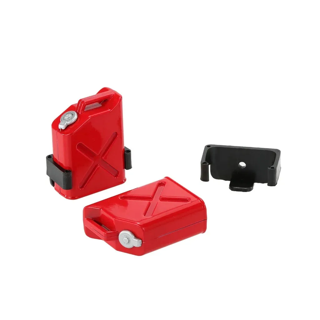 

2pcs Mini Fuel Tank Oil Drumcontainer Part For 1/10 Rc Rock Crawler Off-road Car