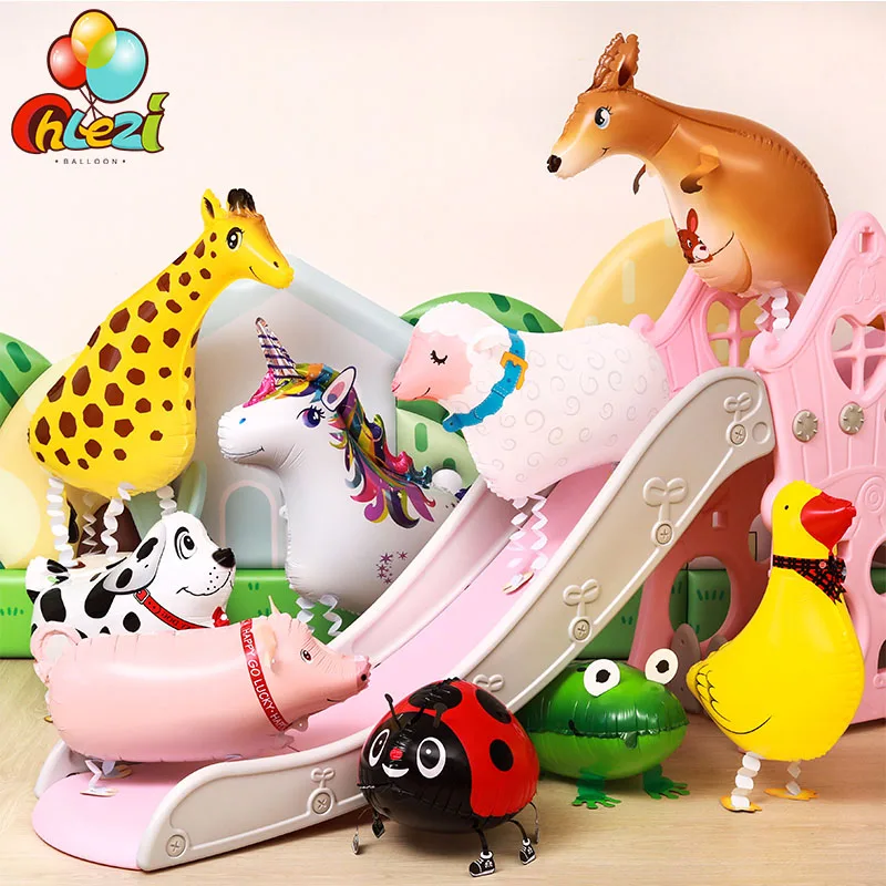 45 стилей животные шары в виде ходячих на день рождения вечерние свадебные