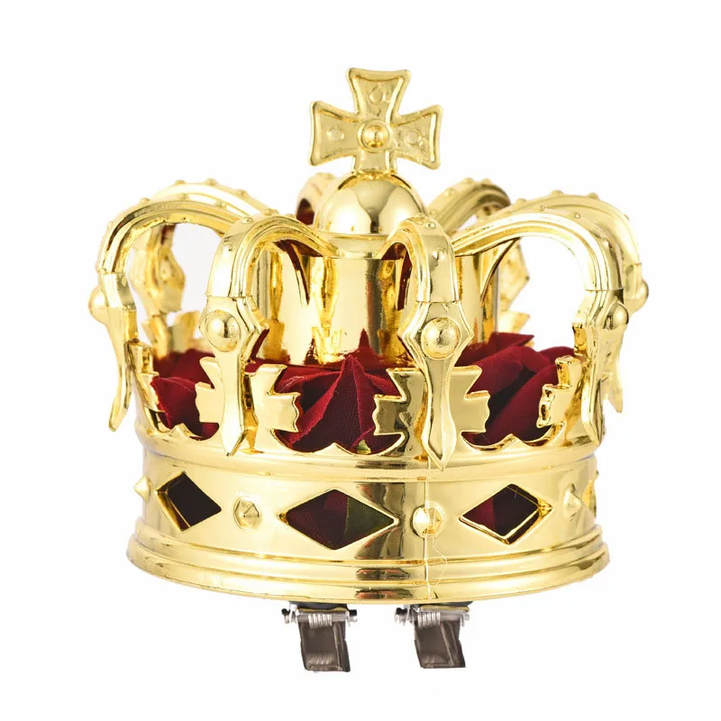 Корона Золотая Серебряная роза принцесса Король Королева заколка для волос