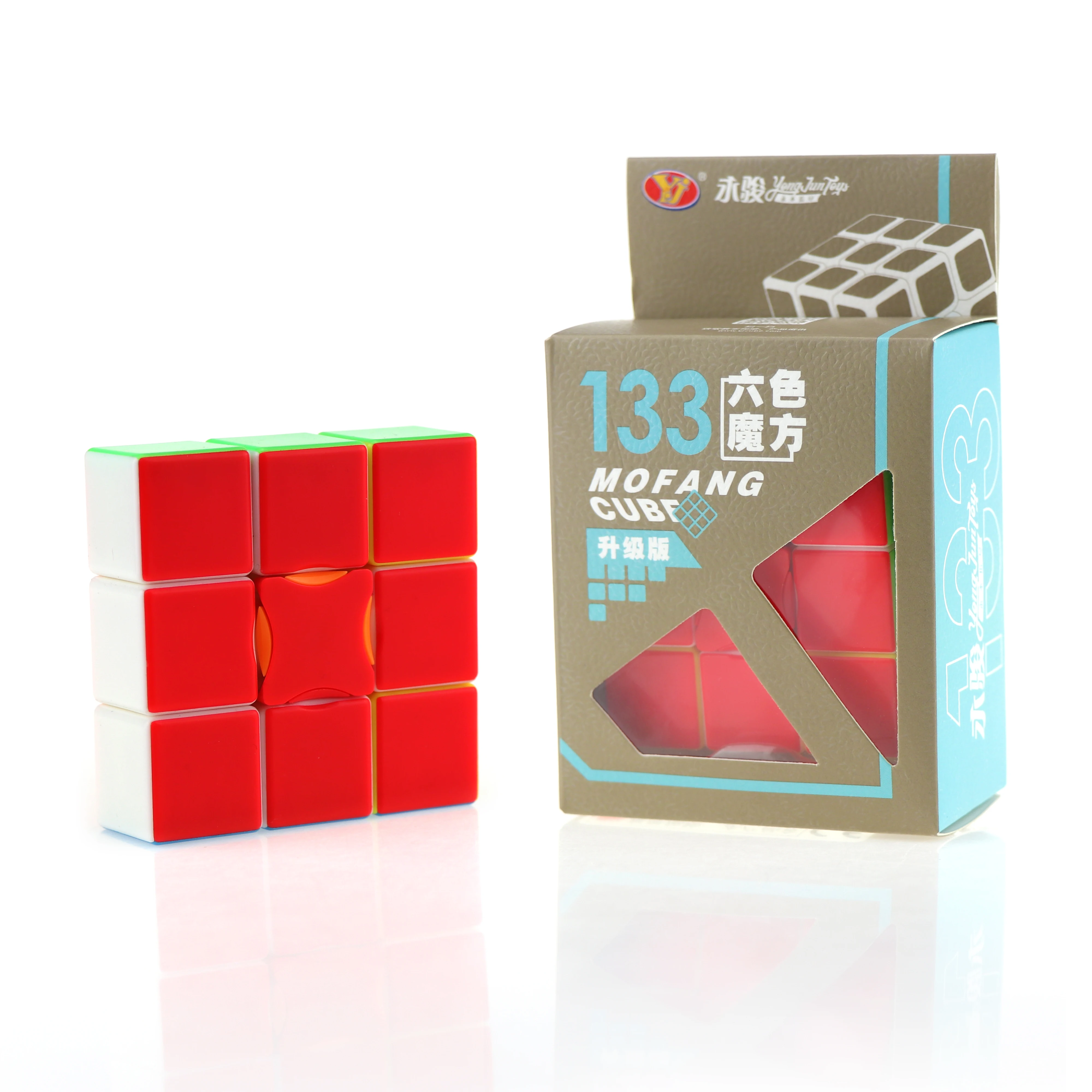 Головоломка Yongjun 133 Cubo Magic 1x3x3 головоломка без наклеек шесть цветов твист 3x3x1