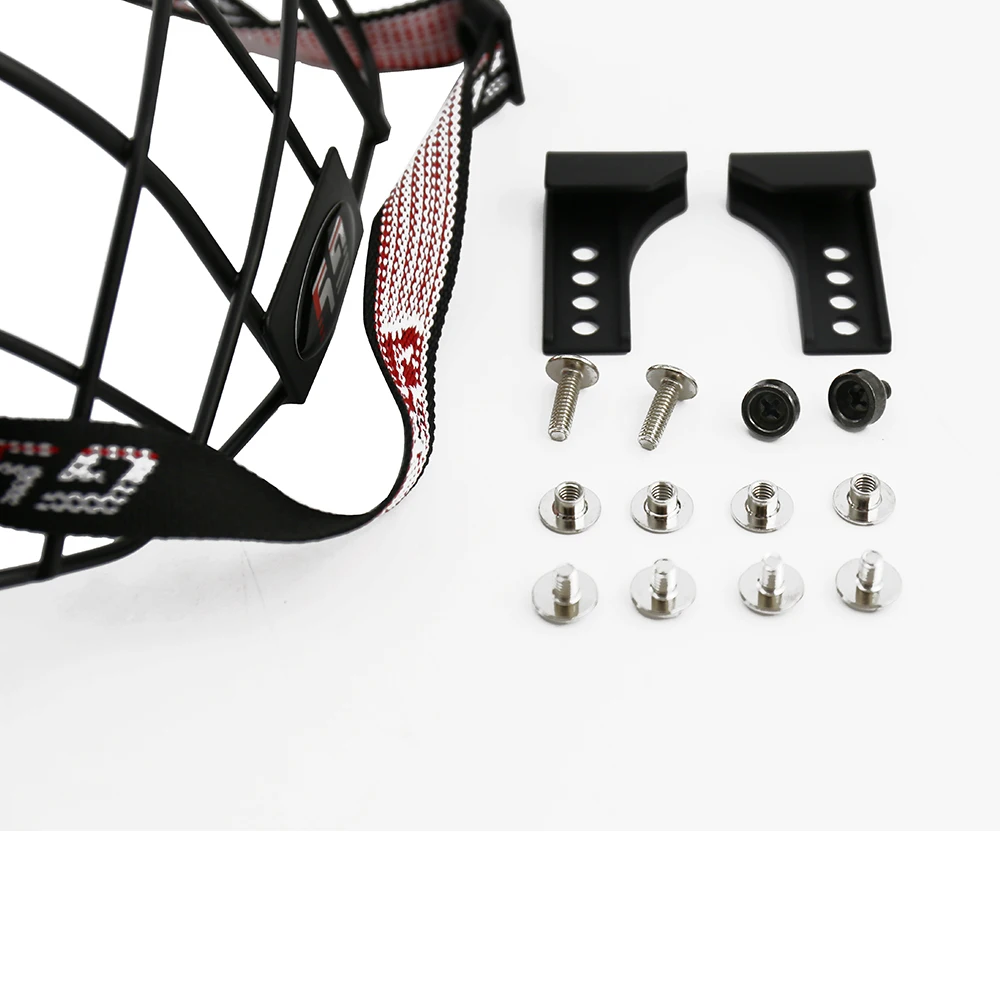 Полностью закрывающая лицо хоккейная клетка с шайбой Хоккейная маска со