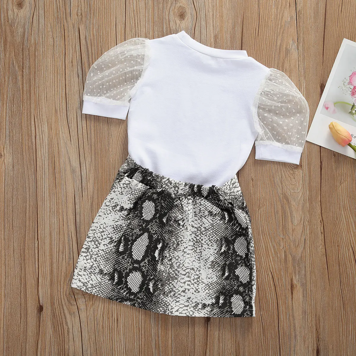 Летний модный комплект одежды для маленьких девочек от Citgeett футболка с