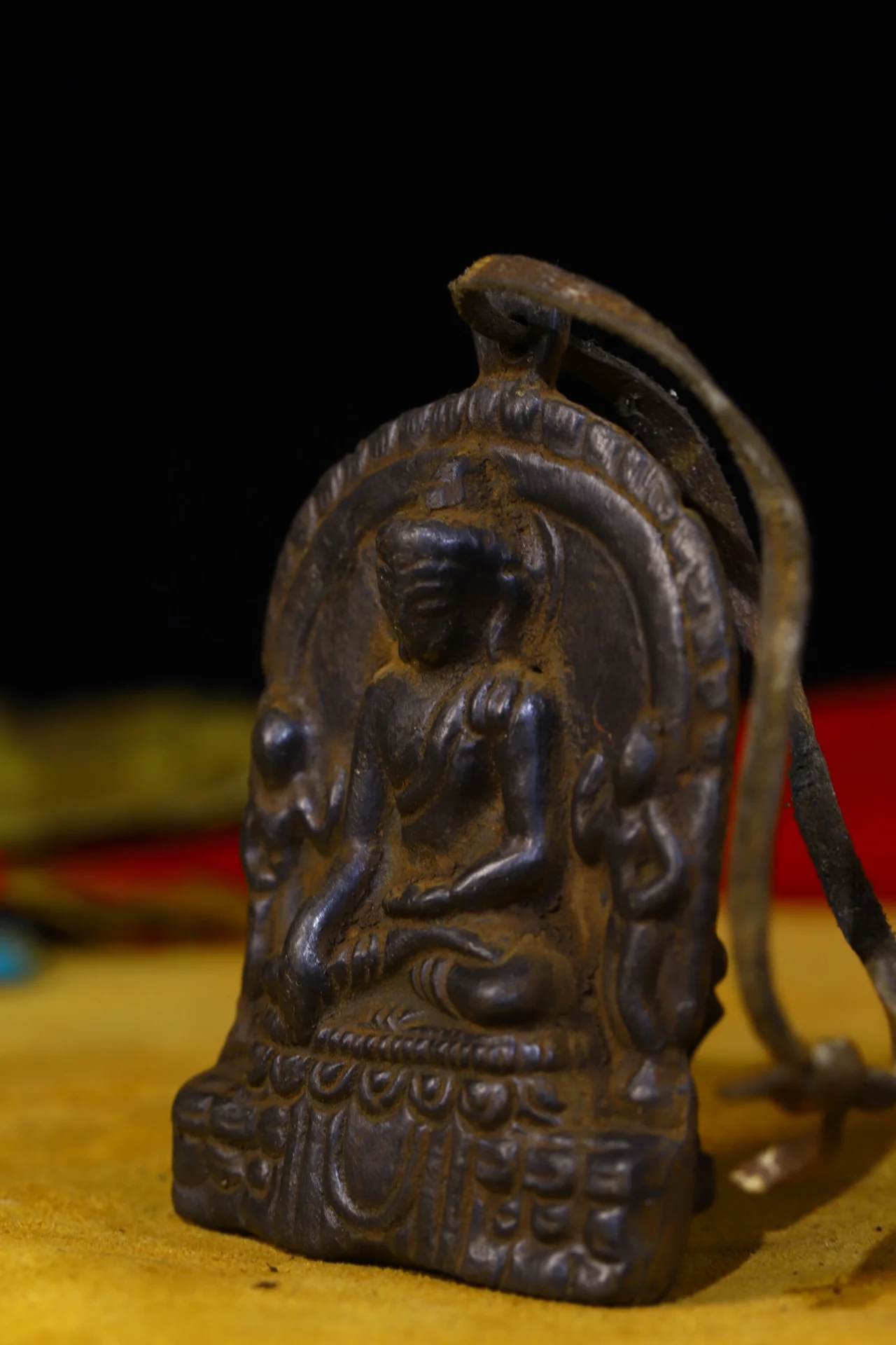 3 &quotТибет Храм старинная бронза Северной на каждый день Wei Будда Шакьямуни Амулет