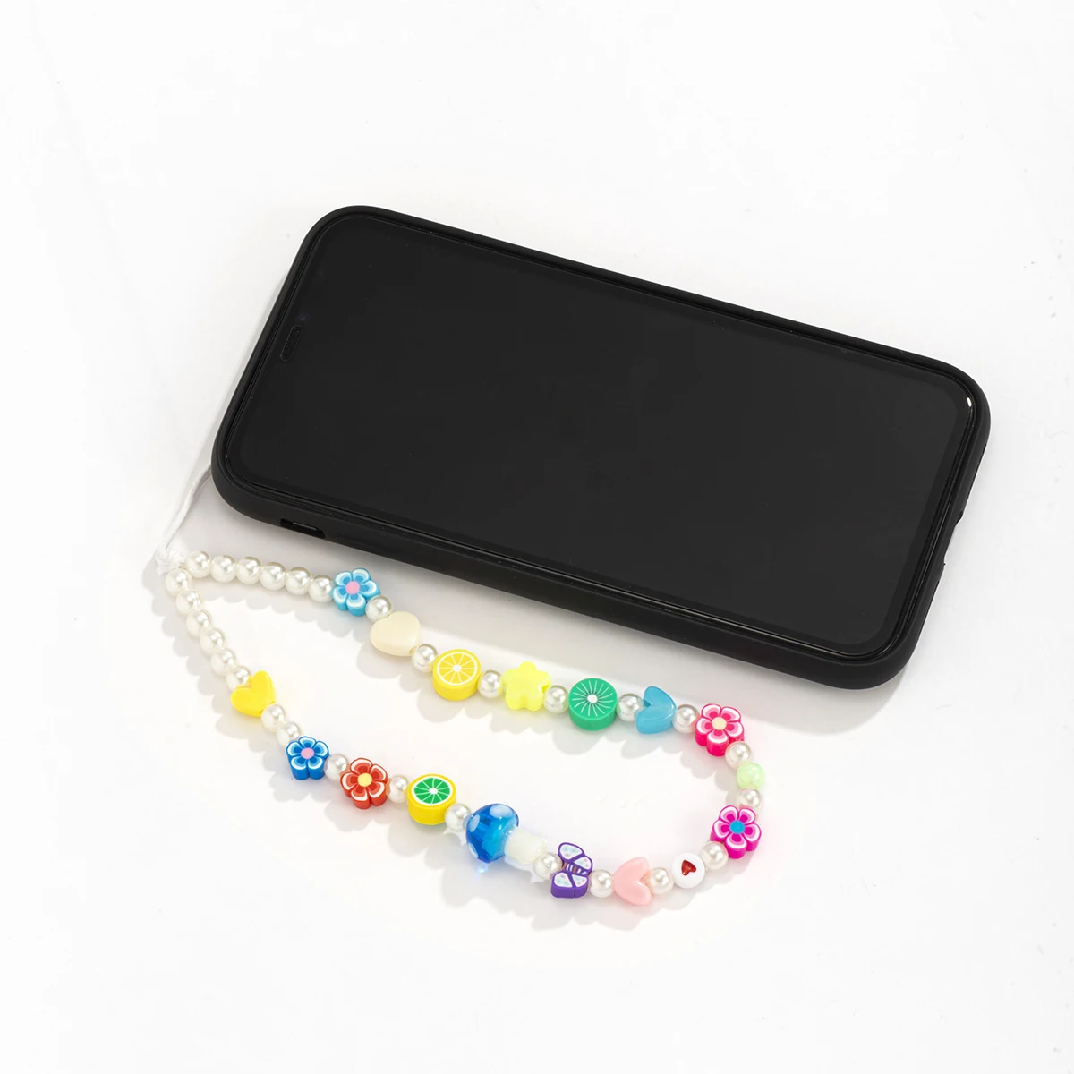 

Cute Butterfly/Mushroom/Flower Mobile Phone Strap Lanyard Women Trendy Cell Phone Cords Accessories Rope for Mobile Phone Chains