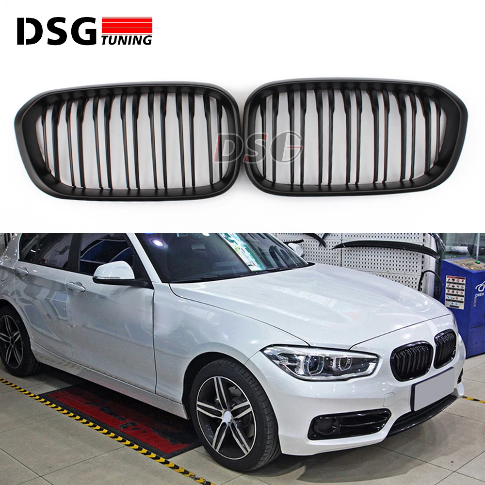 Автостайлинг Dual slat F20 LCI для BMW 1 серии F21 2015 + 116d 118i 120d 120i M135i|racing grill|grill for bmwblack car grill |