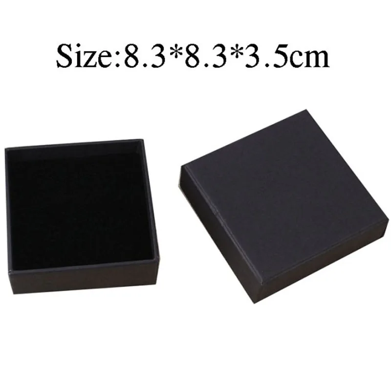 Квадратная шкатулка для ювелирных изделий 50 шт./лот 8 3*8 3*3 5 см|box for jewelry|gift packaging
