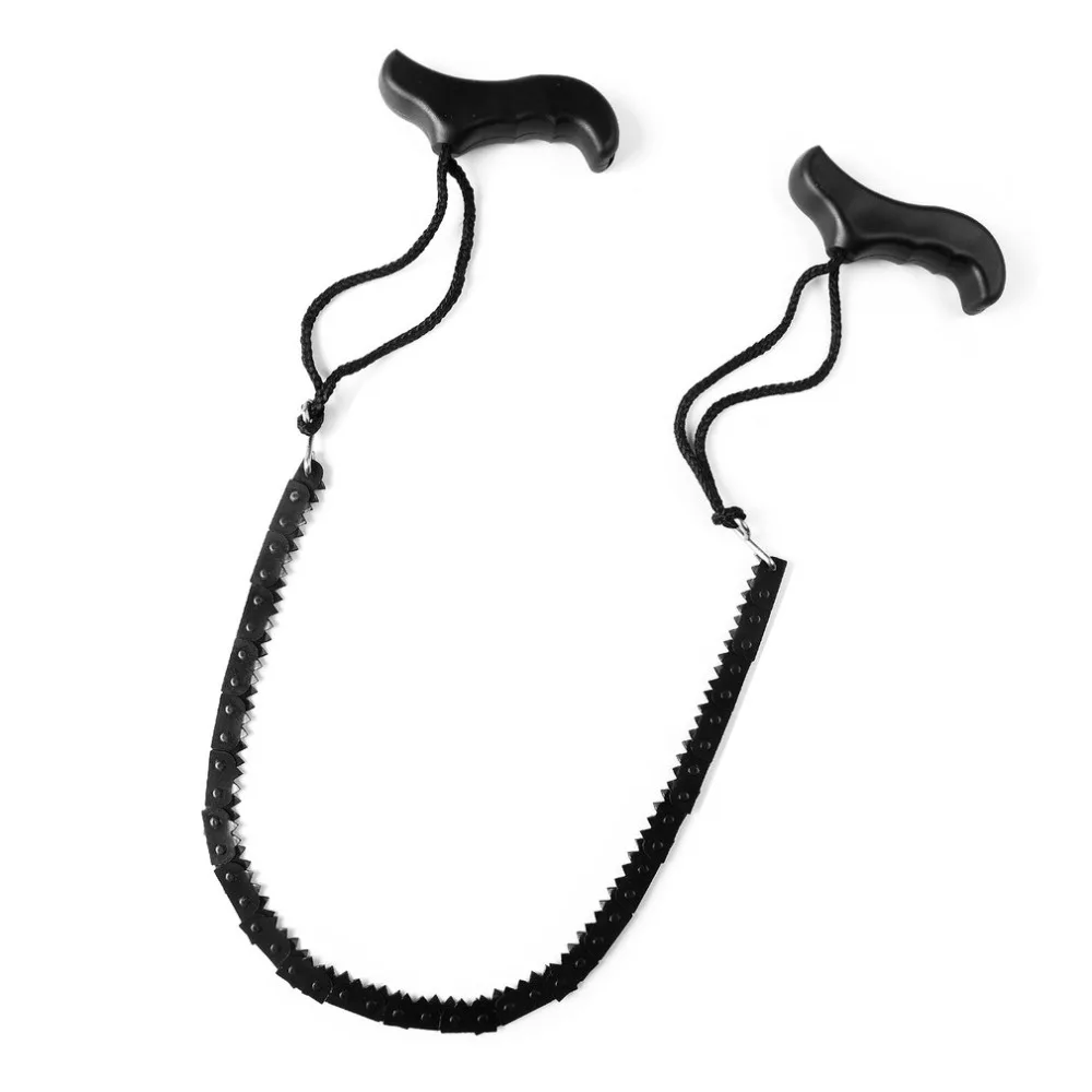 Карманная цепная пила ручная 52 см для выживания на открытом воздухе аварийный