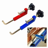 1pcs woodworking fence g clamp aluminum alloy adjustable fixed clamps general fence clips hand operated universal fixing fixture