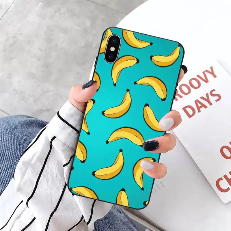 

Banana pineapple fruit Phone Case for iPhone 11 12 mini pro XS MAX 8 7 6 6S Plus X 5S SE 2020 XR