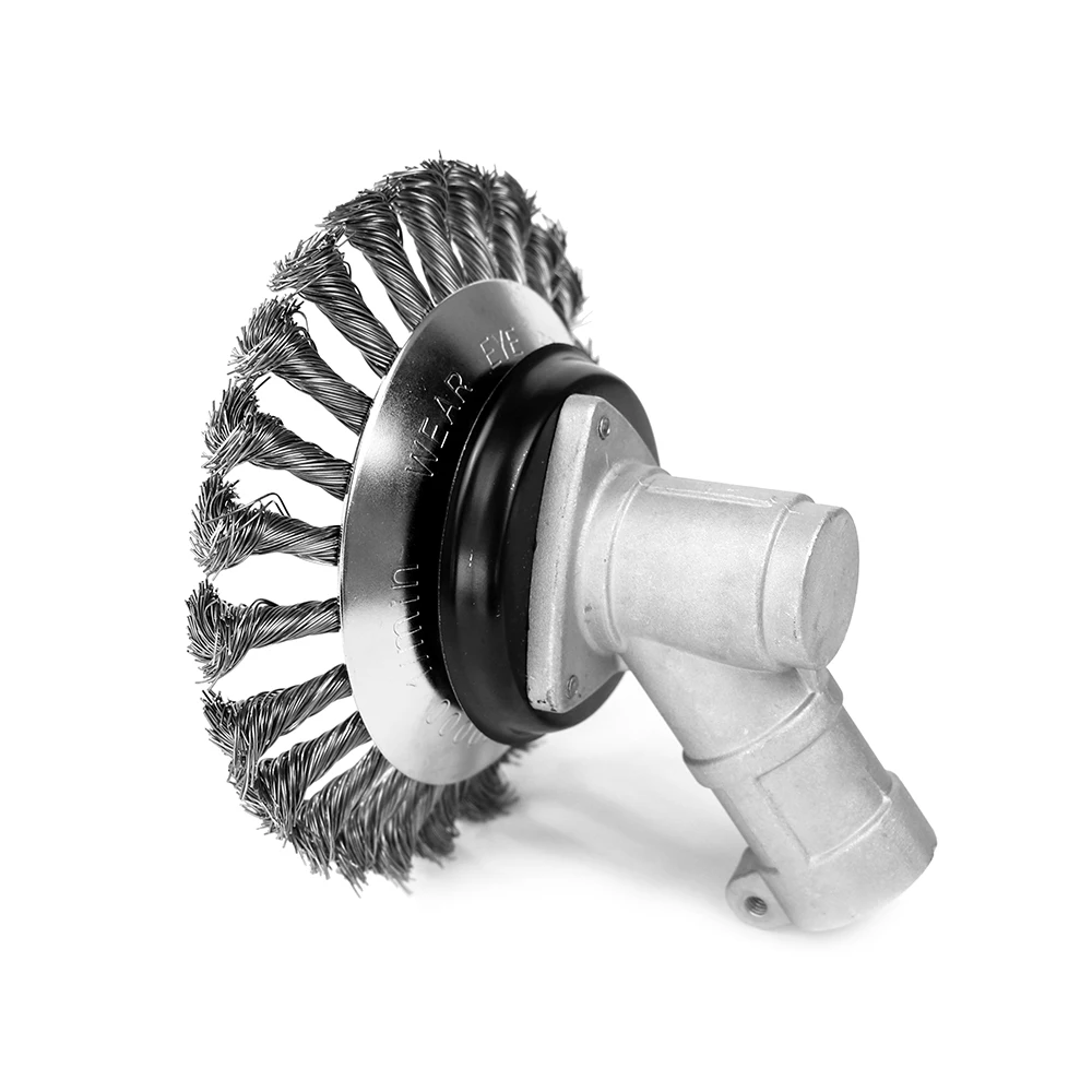 

6/8 Inch Grass Trimmer Head Steel Wire Trimming Brush Cutter Head Garden Bonsai Tools Mower Wire Weeding Head for Lawn Mower