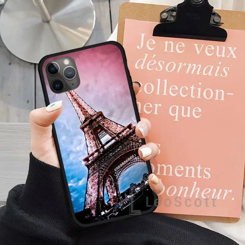 

Romantic Paris Eiffel ToweR Phone Case for iPhone 11 12 mini pro XS MAX 8 7 6 6S Plus X 5S SE 2020 XR