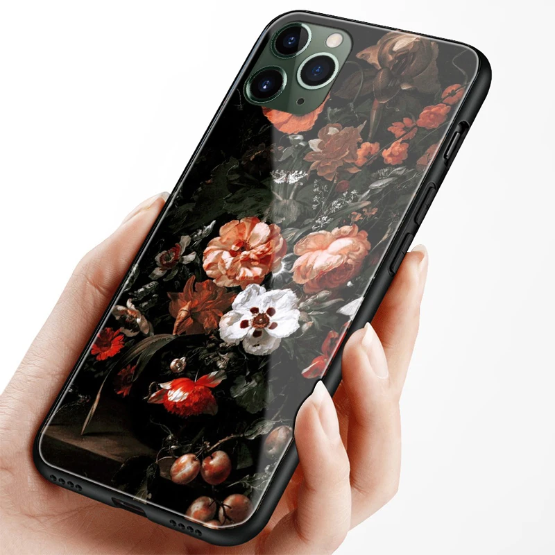 Мягкий силиконовый чехол для телефона Rachel Ruysch с цветочным рисунком iPhone6 6s 7 8 Plus X XR