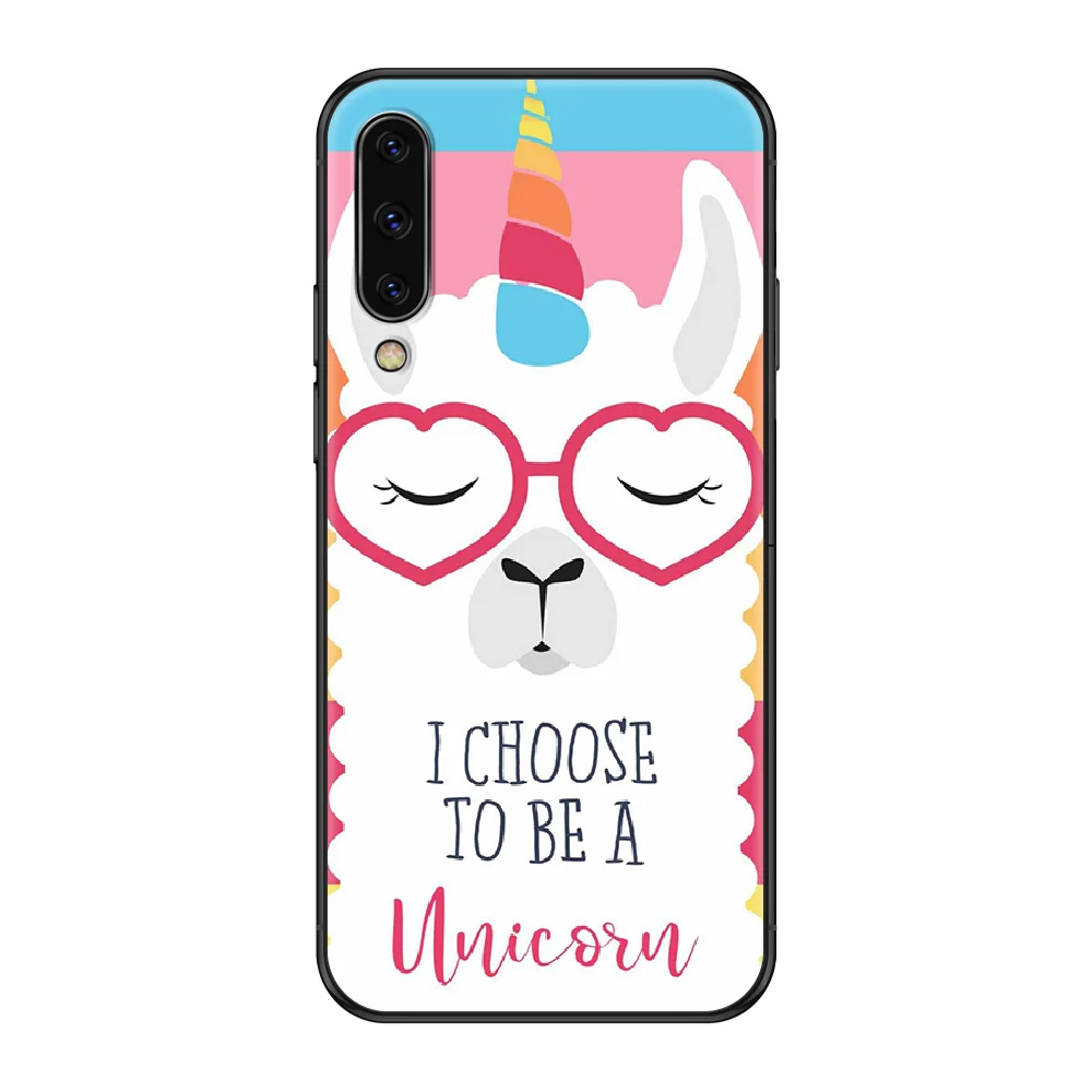 Чехол для телефона Alpacas No Prob Lama Llama Samsung Galaxy A 3 5 8 9 10 20 30 40 50 70 E S Plus 2016 2017 2018 2019 черный