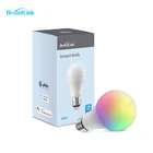 BroadLink LB27 26 умная Wi-Fi RGB Лампочка с регулированием яркости светильник таймера работает с Google Home  Alexa