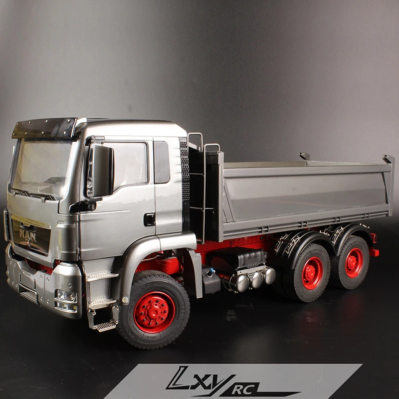 Масштабирование LXY модель 1/14 MAN полный привод 6X6 гидравлический самосвал Tamiya