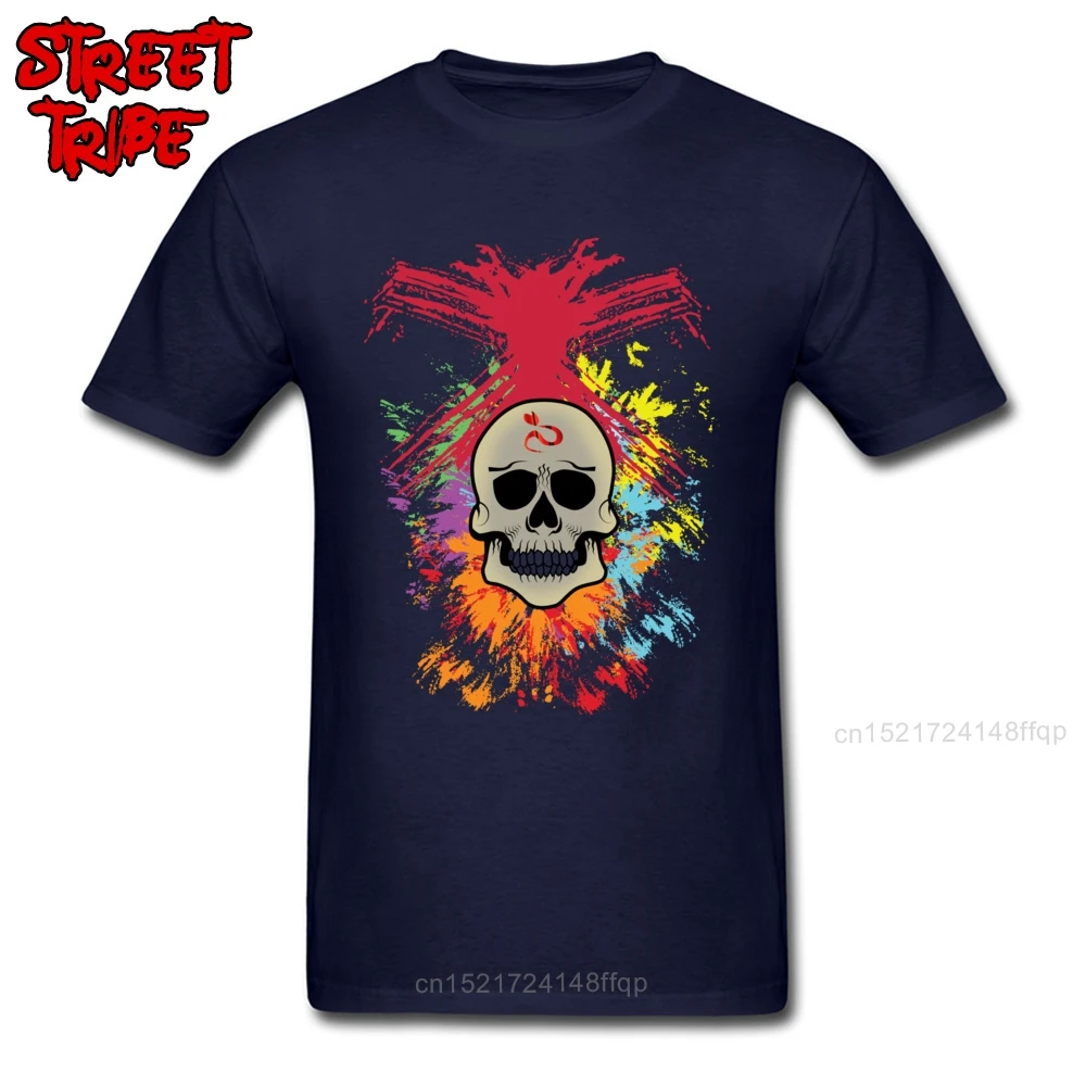 Красочные футболки с черепами специальные мужские топы рубашки для фитнеса на