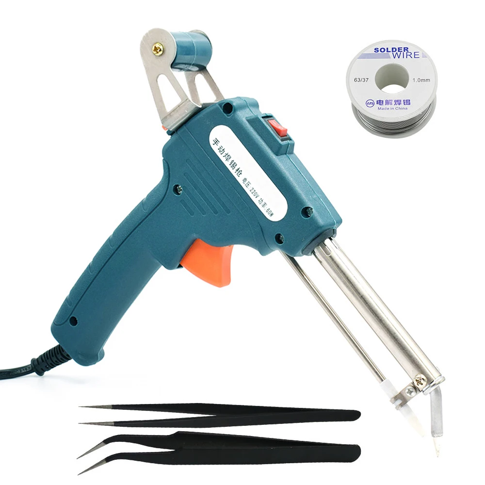 60 Вт пластиковая ручка Электрический паяльник костюм электрический утюг набор