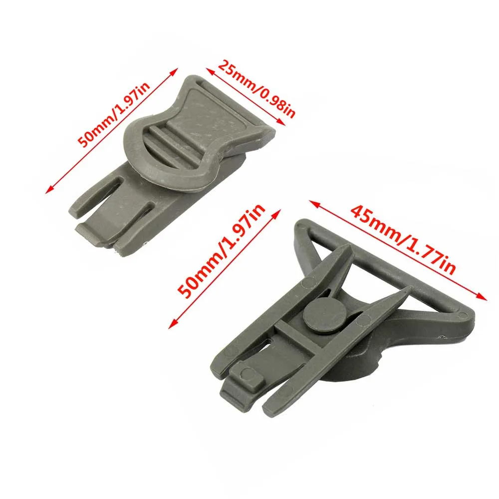 Tactical Goggle Swivel Clip Fast Helmet Vision Small and Big Size Military Buckle Glasses Rail Mount for Accessory | Спорт и