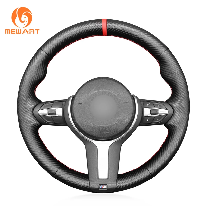 MEWANT чехол на руль из углеродного волокна для BMW M Sport F30 F31 F34 F20 F21 M140i F23 M235i M240i F10 F11 F07
