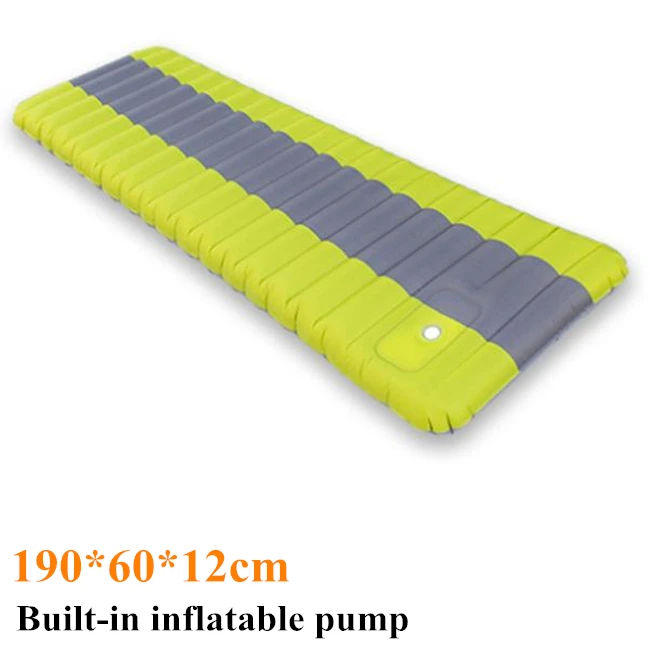 Built-in Pump 1 Надувные коврики для кемпинга, надувные подушки, влагостойкие, для походов на открытом воздухе, для пикника, палатки, плед, коврик для домашнего отдыха, двойной спальный мешок, матрас - Цвет: Built-in Pump 1