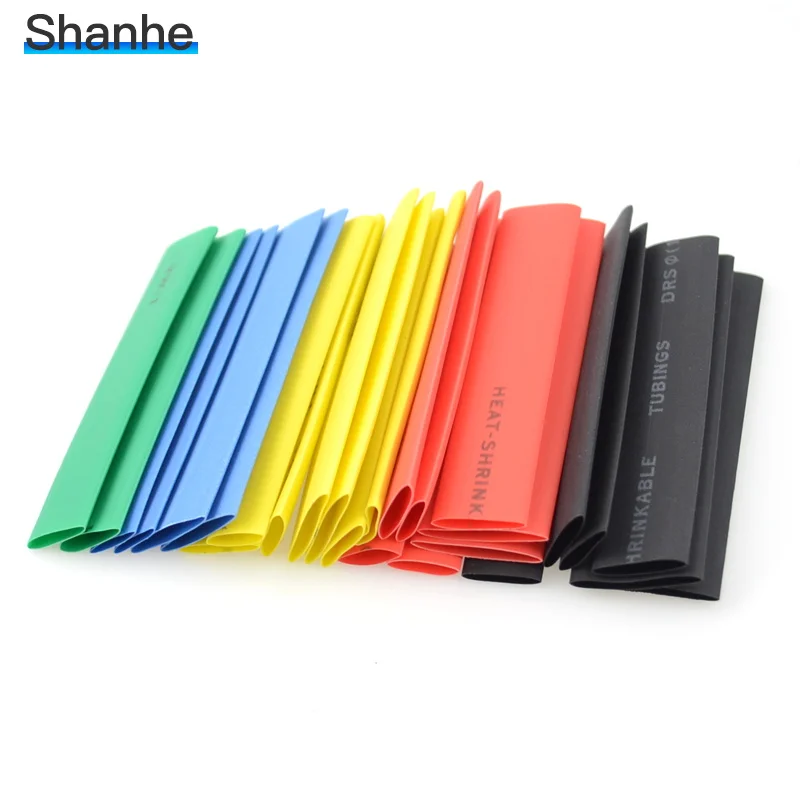 100pcs/164pcs/530pcs /560pcs Thermal contra Sleeve cable Heat Shrink Tube termoretractil pvc tube tubing 2:1 Wrap Wire Cable |
