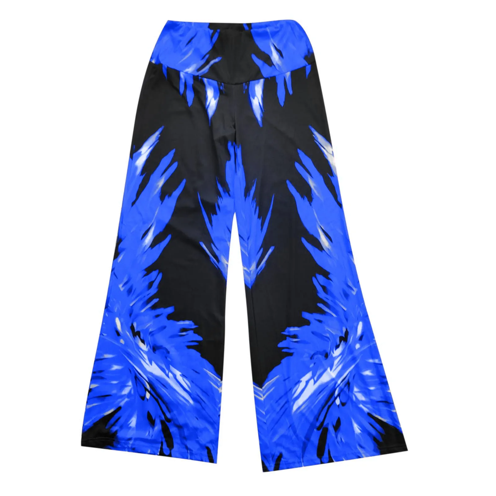 

2021 Autumn Wide Leg Pants Elegant Women High Waist Solid Flare Pants Casual Loose Long Trousers Floral Pantalon Streetwear