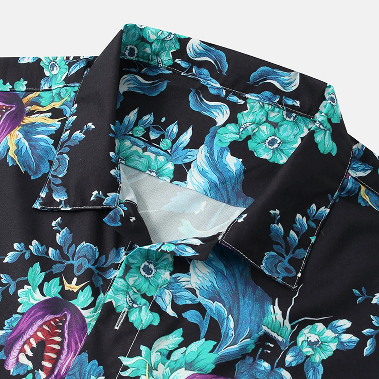 

2021 Summer Shirt New Mens Holiday Beach Style Short Sleeve Hawaiian Shirts Printing Casual Flower Shirt For Men Blouse Camisas