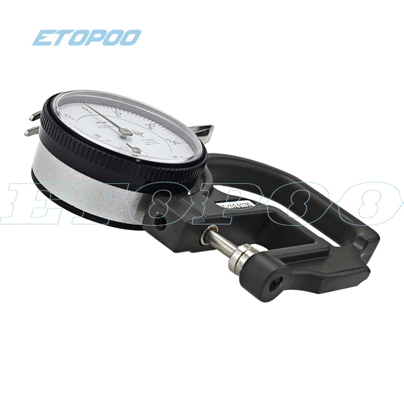 Толщиномер с циферблатом 0 10 х30 мм микрометр для измерения толщины кожи|gauge