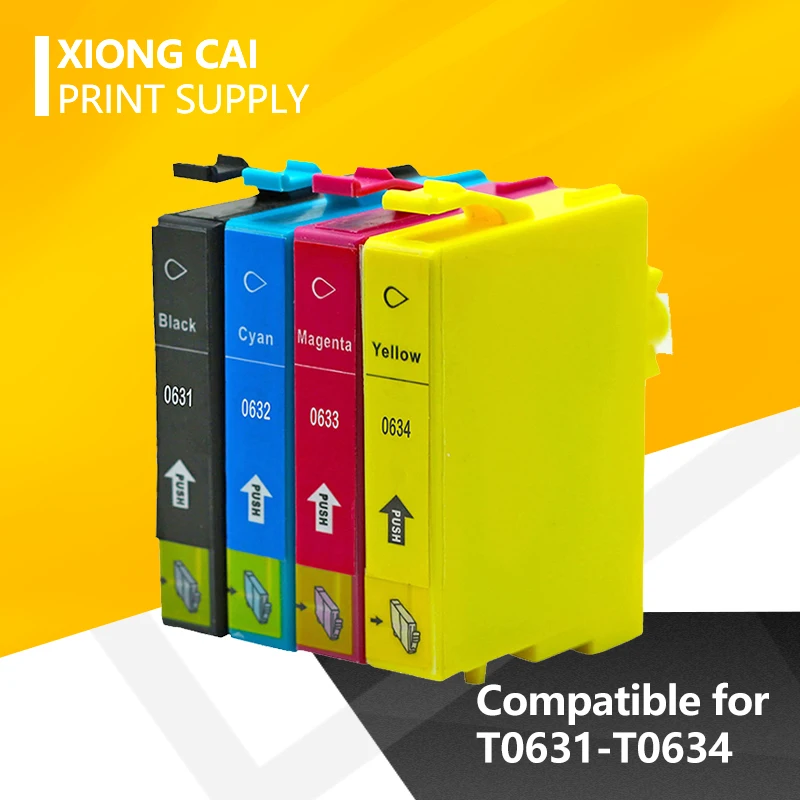 T0631 0632 0633 Compatile чернильный картридж для принтера Epson Stylus C67 C87 C87PE CX4100 CX4700 CX3700