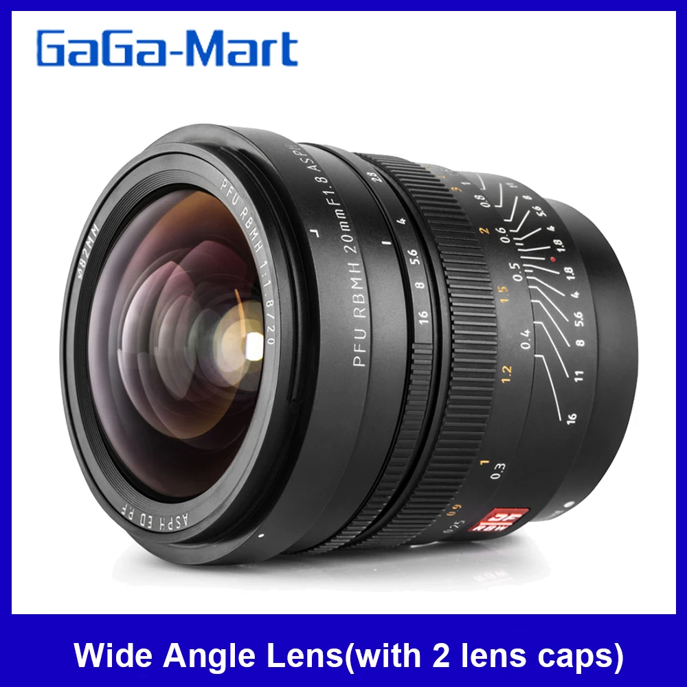 VILTROX широкоугольный объектив Prime Lens FE 20mm / F1.8 e крепление MF ручной фокусирующий для