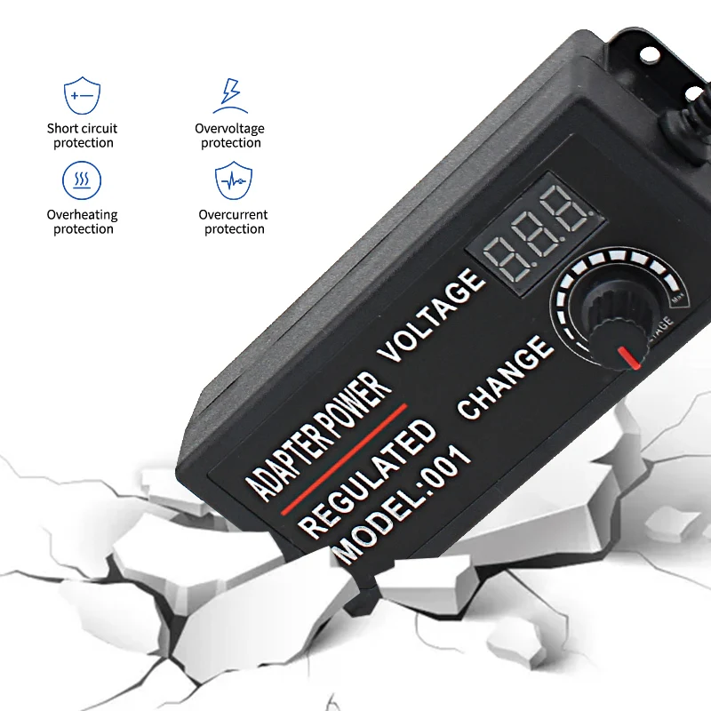 Универсальный адаптер переменного/постоянного тока 3 24 В А Регулируемый