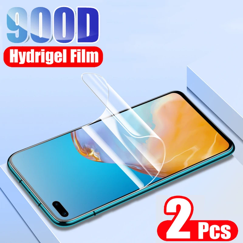 2 шт. Гидрогелевая Защитная пленка для Huawei P30 P20 Lite P40 Pro P Smart 2019 | Мобильные телефоны