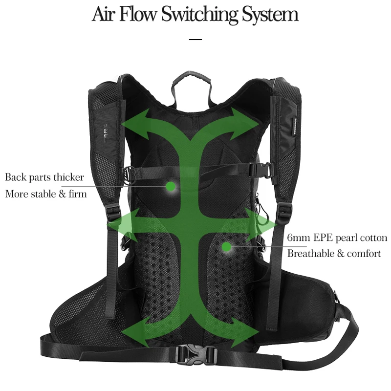 Велосипедный рюкзак ROCKBROS непромокаемая спортивная сумка для отдыха на природе