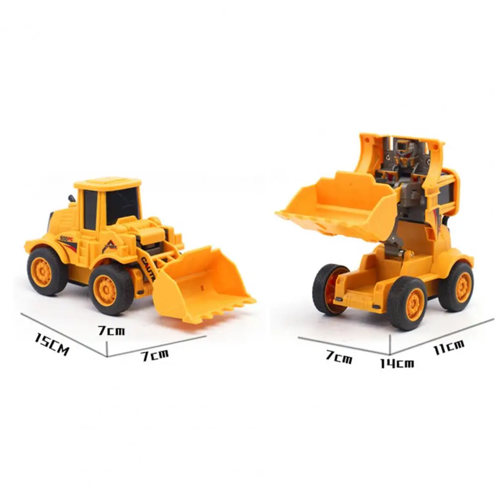 Дети Мальчики Классический Имитация бульдозера преобразования модель