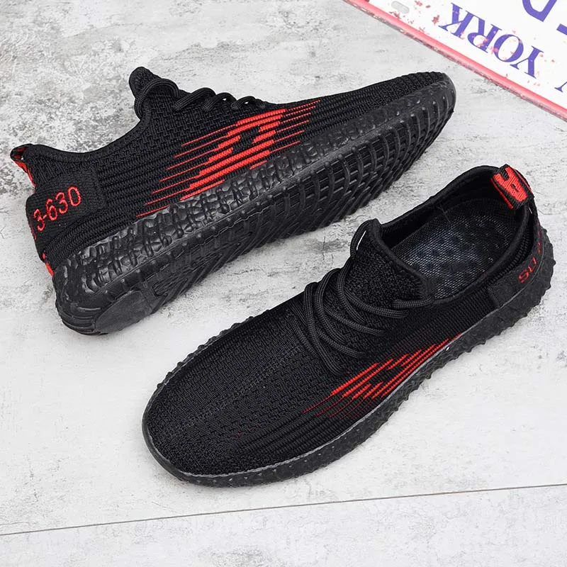 Men Must Choose Flat Casual Shoes Comfortable Breathable Mesh Super Light Explosion Models Walking Sneakers | Обувь