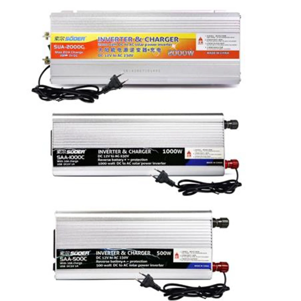 Сетчатый инвертор 12 В 220 Гибридный Инвертор солнечной энергии зарядное