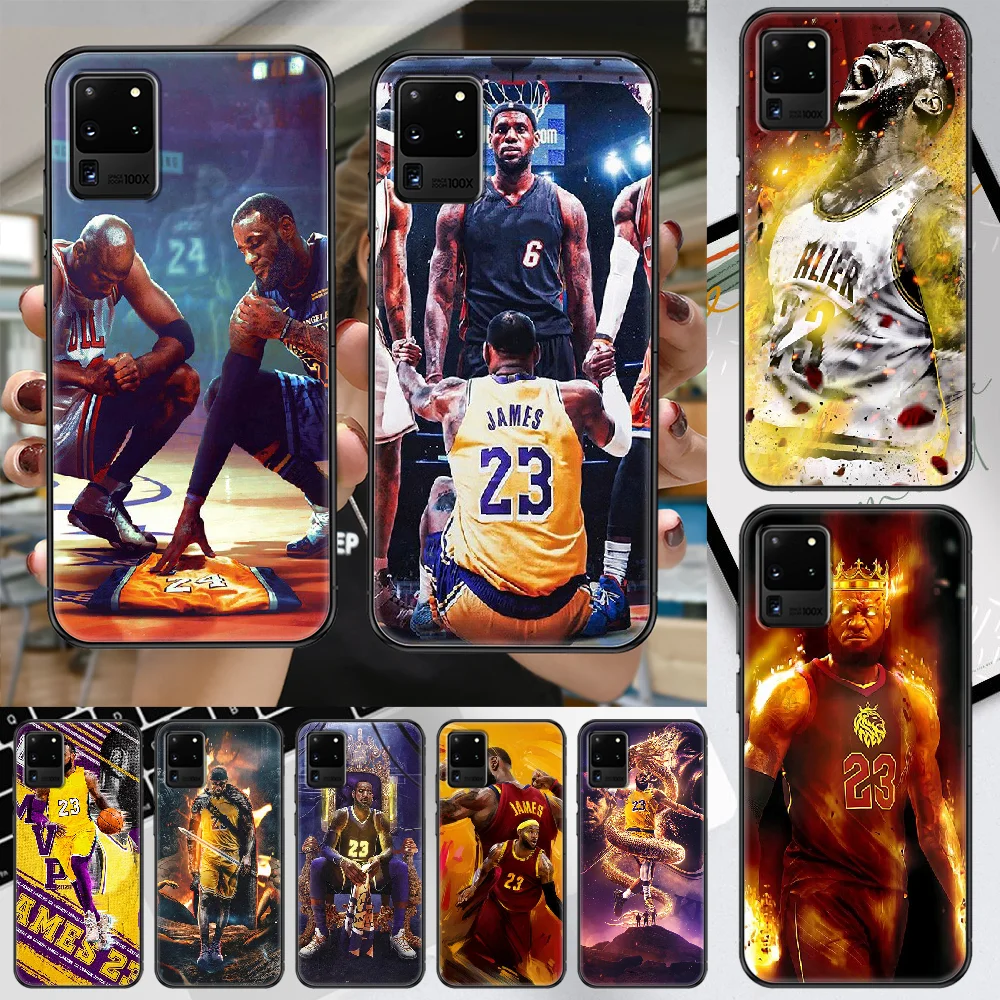 Леброн Джеймс Баскетбол король 23 чехол для телефона Samsung Galaxy Note 4 8 9 10 20 S8 S9 S10 S10E S20