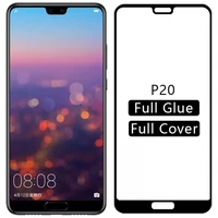case for huawei p20 cover tempered glass screen protector on huaweip20 huawe huwei hawei p 20 20p 5 8 protective phone coque bag