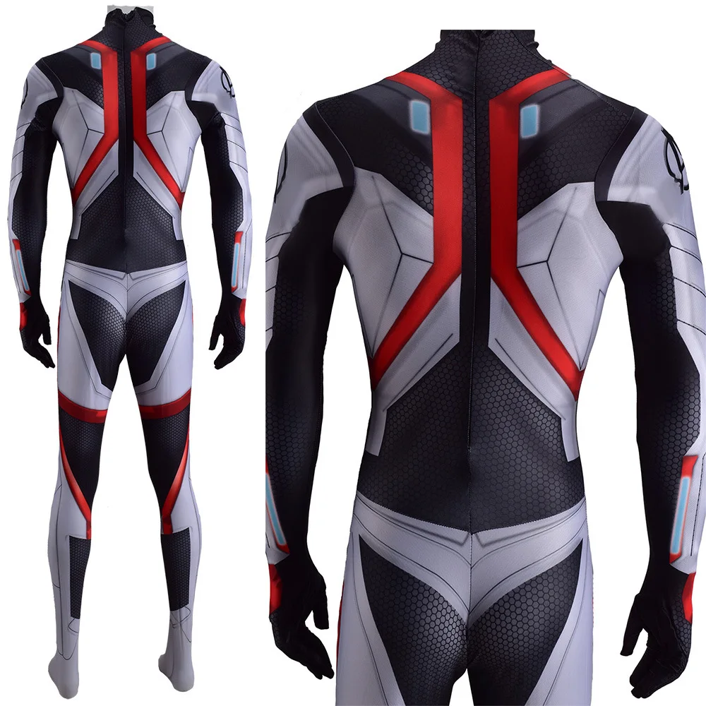 Квантовый женский костюм на Хэллоуин супергерой зентай купальный комбинезон с 3D