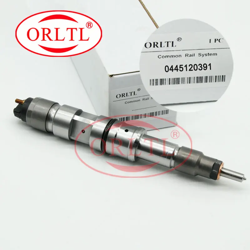 

ORLTL 0 445 120 391 New Fuel Injection 0445120391 Common Rail Diesel Injector Assy 0445 120 391 For WEICHAI 612630090001