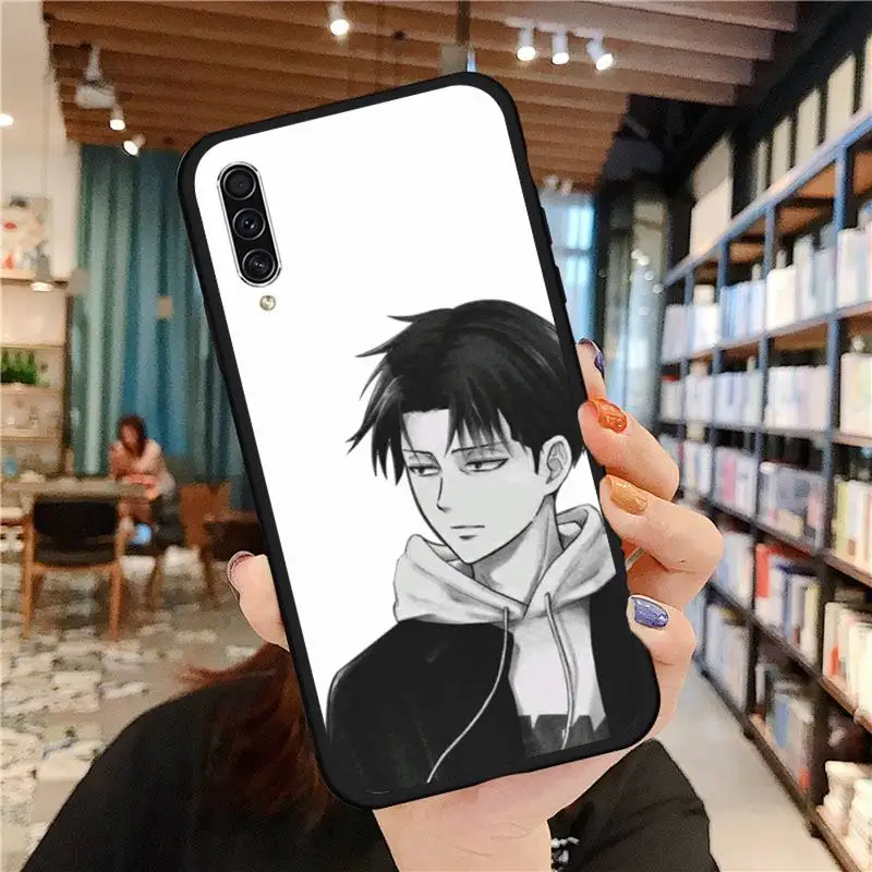 

anime Attack On Titan cartoon Phone Case For Samsung A20 A30 30s A40 A7 2018 J2 J7 prime J4 Plus S5 Note 9 10 Plus