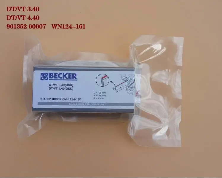 Углеродные лопатки Becker DT/VT 3 40/4 40 901352 00007 7 шт. фирменные новые лезвия|Детали