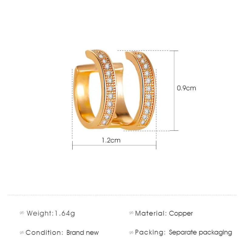 

YEYULIN 1Pcs Ear Cuff Gold Leaves Non-Piercing Ear Clips Fake Cartilage Earring Jewelry for Women Men Clip Earrings