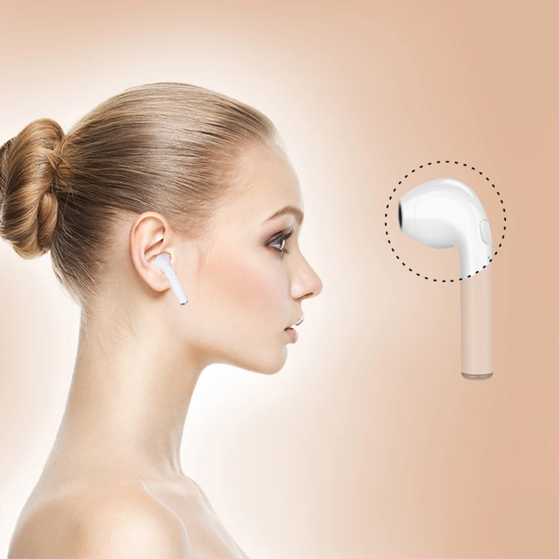 Беспроводные наушники Aixin TWS i7s с сенсорным управлением и зарядным боксом