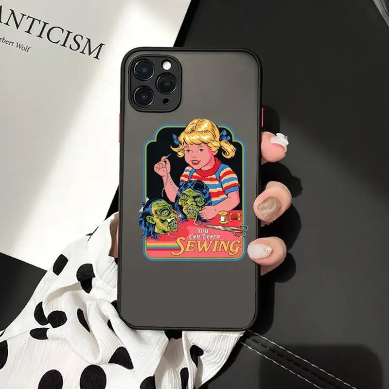 

Let's Summon Demons Graphic Phone Cases Matte Transparent for iPhone 7 8 11 12 s mini pro X XS XR MAX Plus cover funda