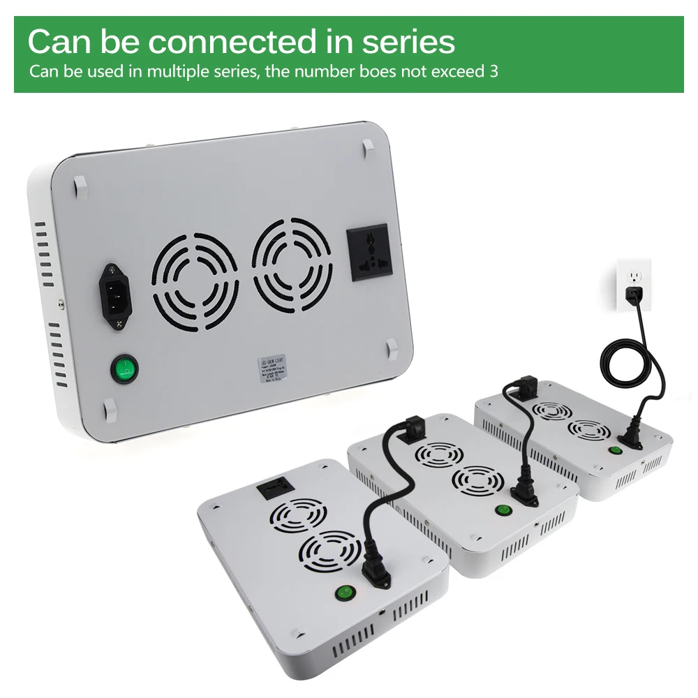 Светодиодная лампа высокой мощности для выращивания растений квантосветильник