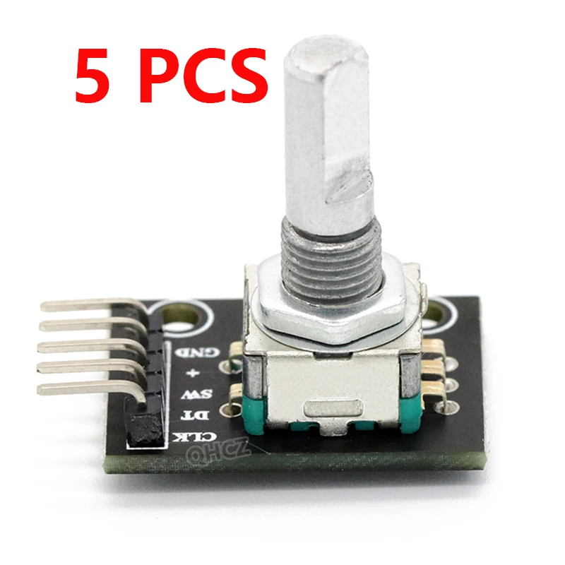 

5 шт./лот модуль поворотного энкодера на 360 градусов для Arduino, плата разработки переключателя датчика кирпича с контактами