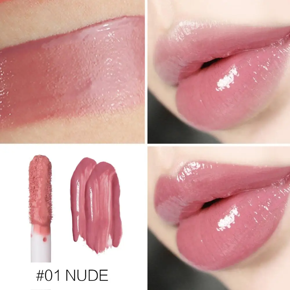 01 Nude SACE LADY блеск для губ Лак для макияжа красота блеск для губ Макияж Гладкий мерцающий блеск для губ сексуальный увлажняющий брендовый косметический - Цвет: 01 Nude