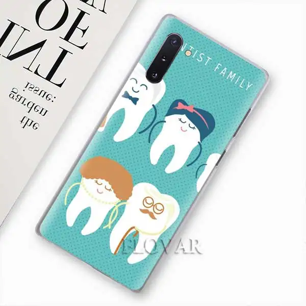 011 Dentist Teeth Tooth Phone Cases for Samsung Galaxy Note 10 S10 Plus 5G S10e A30 A40 A50 A60 A70 M40 Hard Cover Coque - Цвет: 011